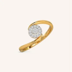 Glitz Glory Diamond Earrings Yellow Gold 14kt